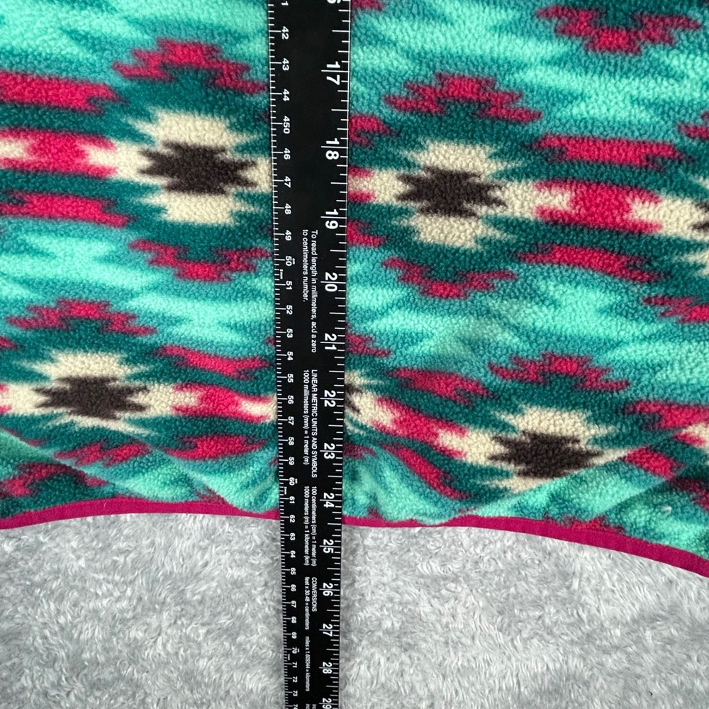 Patagonia Synchilla Fleece Pullover Women's Medium Southwestern Aztec Print Hike - Picture 7 of 8